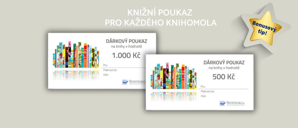 Knižní poukaz pro každého knihomola. 